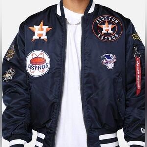 New Era X Alpha Series MLB Houston Astro Bomber Jacket